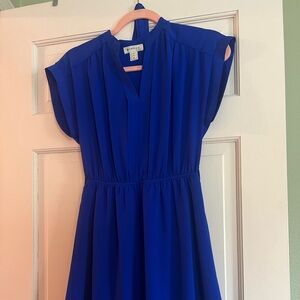 Blue Monteau dress